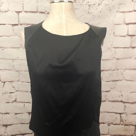 Maje Dieppe Layered Dress in‎ Black LBD - Picture 3 of 8